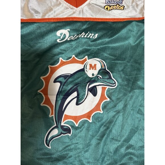 NFL MIAMI DOLPHINS Youth Size Medium Jersey Flag Football Polyester Baked Cheeto - Picture 7 of 9